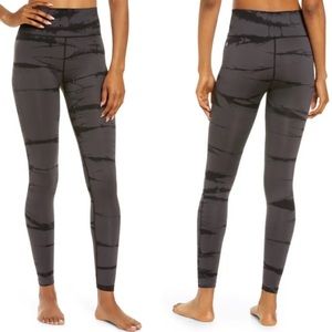 Zella tie dye seamless ankle leggings black